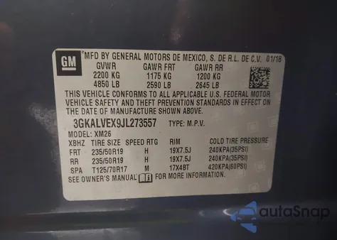 2018 GMC Terrain Slt from USA, damaged, VIN 3GKALVEX9JL273557